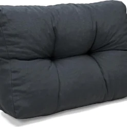 Palletkussen Basic Comfort Rugdeel Halve Pallet Lengte Grijs 60x40x10/20cm