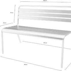 MaximaVida Metalen Tuinbank Max 120 Cm Olijfgroen 11 MaximaVida Metalen Tuinbank Max 120 Cm Olijfgroen -Tuin Vrienden Verkoopwinkel 1200x992