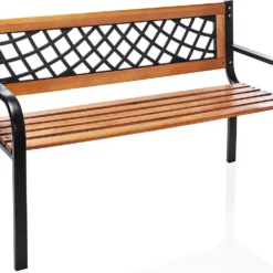 Relaxwonen - Tuinbank - FSC Hout - Metalen Frame - Trend 2023