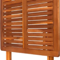 Casaria Bijzettafel Acacia Hout- Inklapbaar - 70x70x73 Cm Bruin -Tuin Vrienden Verkoopwinkel 588x1200