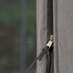 Weersbestendige Parasolhoes - Max. 4 X 4 M - Grijs / Antraciet - Zweefparasol -Tuin Vrienden Verkoopwinkel 680x1200