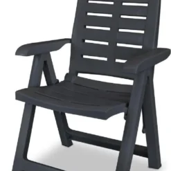 MaxxGarden Tuinstoel - Verstelbare Stoel Met Armleuningen - Zwart