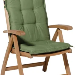 Madison Tuinstoelkussen Hoge Rug Basic Groen -Tuin Vrienden Verkoopwinkel 765x1200
