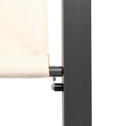 MaxxGarden Pergola - Partytent - Tuinpaviljoen Met één Gesloten Zijkant - 3x3x2,3 M - Cream -Tuin Vrienden Verkoopwinkel 799x1200 9