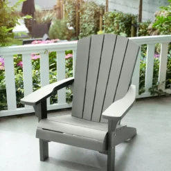 Keter Troy Adirondack Tuinstoel - Set Van 2 - 81x80x96,5cm - Lichtgrijs -Tuin Vrienden Verkoopwinkel 800x1200 14