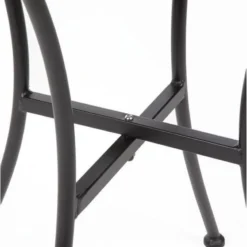 Bolero Ronde Stalen Bistro Tafel Zwart 60cm -Tuin Vrienden Verkoopwinkel 802x1200