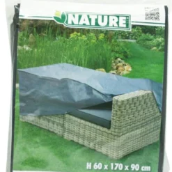 Nature - Tuinmeubelhoes - Beschermhoes Voor Loungebank - 2-zits - H60 X 170 X 90cm -Tuin Vrienden Verkoopwinkel 822x1200 1