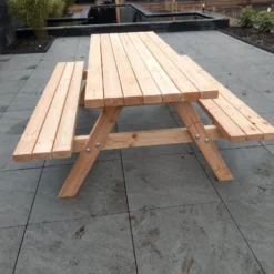 Douglas Geschaafd Picknicktafel 200 Cm Lang Houtdikte 45mm -Tuin Vrienden Verkoopwinkel 899x1200 3