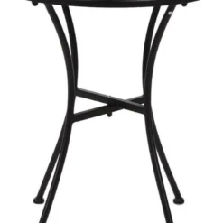 Bolero Ronde Stalen Bistro Tafel Zwart 60cm -Tuin Vrienden Verkoopwinkel 903x1200