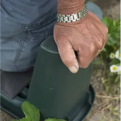 Nature - Tuinkruk 2-in-1 - Tuinzit/-knielkruk - Tuin Werkbank - Grijs - H34 X 66 X 25cm -Tuin Vrienden Verkoopwinkel 904x1200