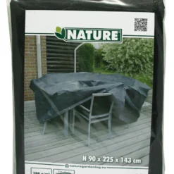 Nature - Tuinmeubelhoes - Beschermhoes Voor Tafel (rechthoekig) - H90 X 225 X 143cm -Tuin Vrienden Verkoopwinkel 920x1200
