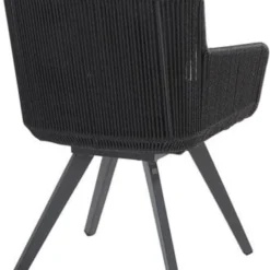 4 Seasons Outdoor 4SO Armstoel Flores Anthracite - 1 Stuk -Tuin Vrienden Verkoopwinkel 973x1200