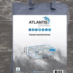 Weersbestendige Beschermhoes Tuinset | 245 X 150 X 95 Cm | Premium | Waterproof | TÜV Rheinland Gecertificeerd | Hoes Voor Tuin | Waterdicht | Solution Dyed (verkleuring Onmogelijk) | Grijs / Antraciet -Tuin Vrienden Verkoopwinkel 992x1200 2