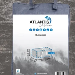 Opbergtas Voor Tuinmeubelkussens - 125 X 40 X 50 Cm (4 – 6 Lounge- Tuinkussens) - Grijs / Antraciet -Tuin Vrienden Verkoopwinkel 992x1200 7