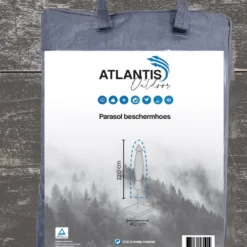 Weersbestendige Parasolhoes - Rond & Vierkant - Max. 3 X 3 M - Grijs / Antraciet - Stokparasol -Tuin Vrienden Verkoopwinkel 992x1200 8